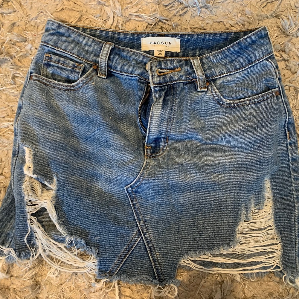 Denim skirt from Pacsun